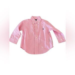 Polo by Ralph Lauren Kids Pink Checkered Shirt